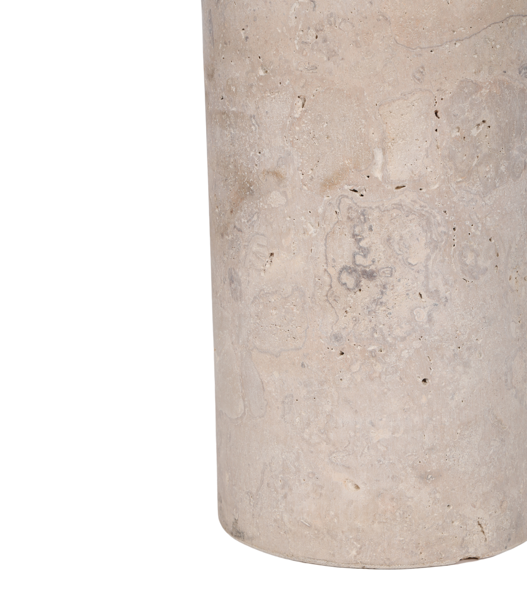 Oasis Travertine Side Table