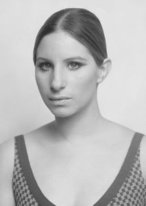 Barbra Streisand Portrait Black & White,1968