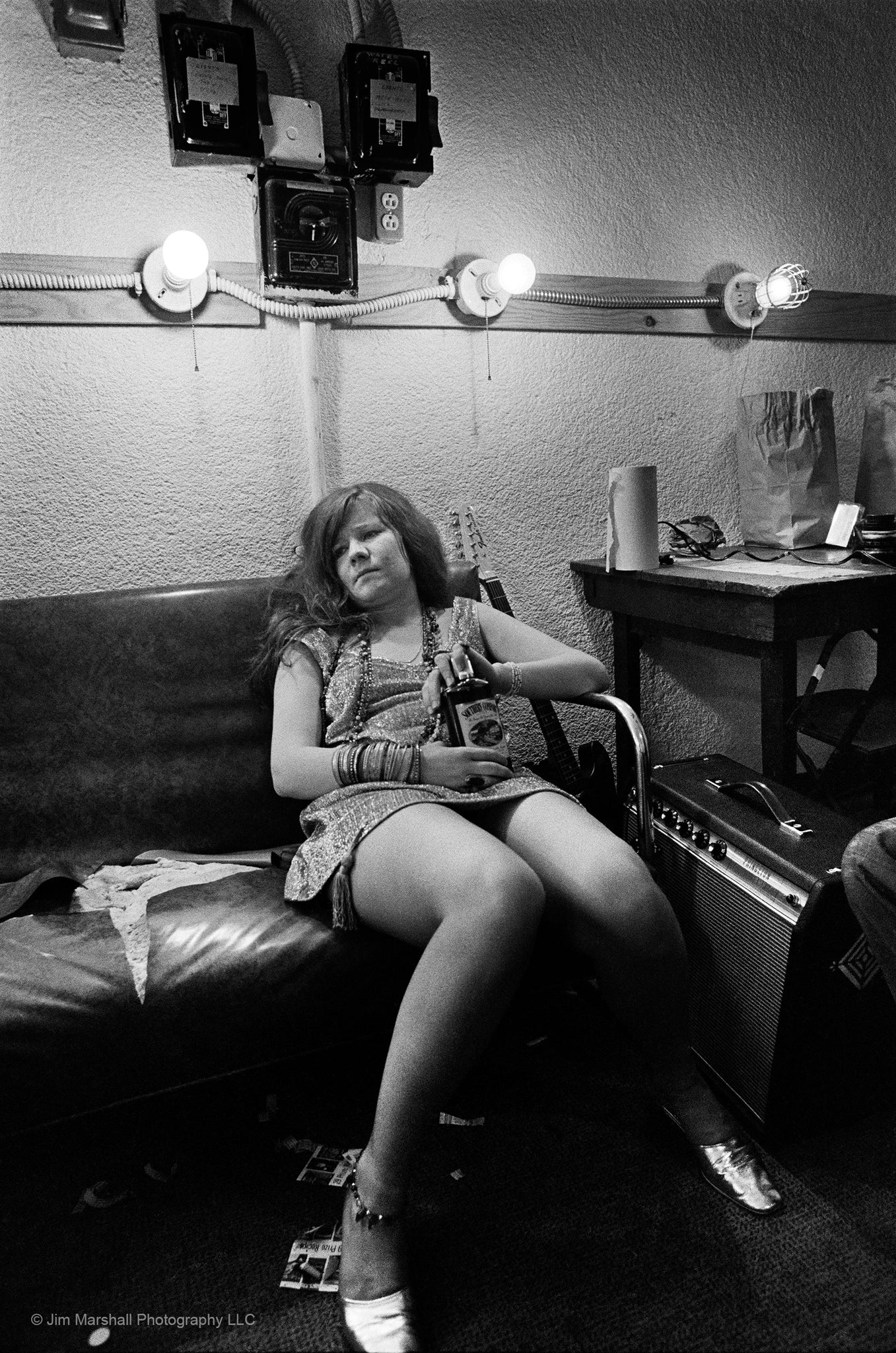 Janis Joplin Backstage, Winterland, San Francisco, CA, 1968