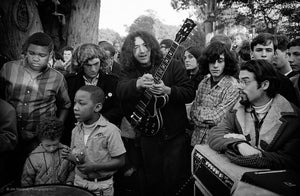 Jerry Garcia, Freewheelin Frank and kids, Panhandle, San Francisco, CA