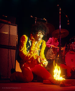 Jimi Hendrix Burning His Guitar Monterey Pop Festival 1967