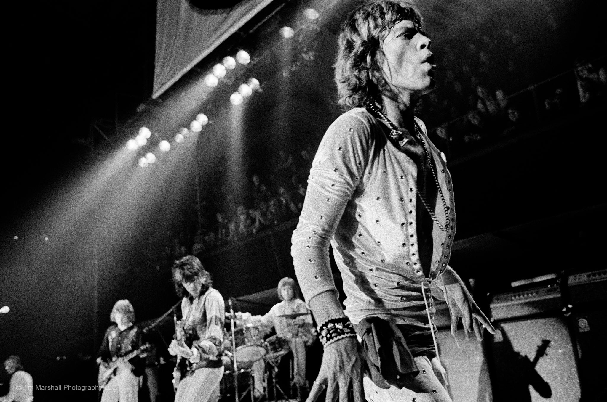 Mick Jagger White Jumpsuit 1972 Tour