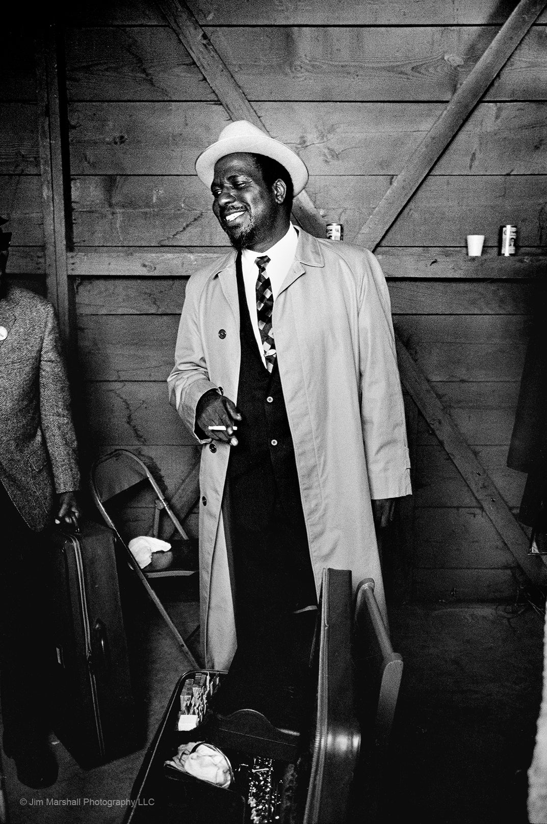 Thelonious Monk Backstage at the Monterey Jazz Festival 1964