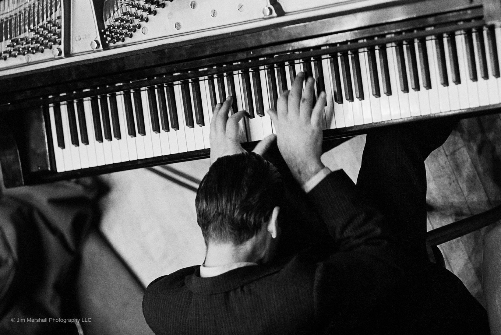 Jim Marshall: Bill Evans at the Piano, 1961 Jazz Festival – Studio CT
