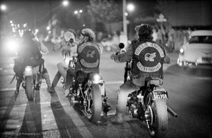Hells Angels at night, Haight Street, 1967 - Studio CT