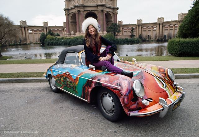 Janis Joplin on her Psychedelic Porsche - Studio CT