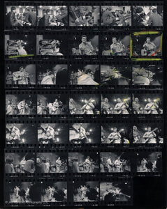 JOHNNY CASH FLIPPIN THE BIRD PROOF SHEET SOUNDCHECK SAN QUENTIN 1969 - Studio CT