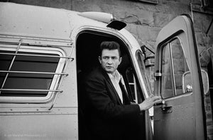 JOHNNY CASH IN BUS FOLSOM PRISON 1968 - Studio CT