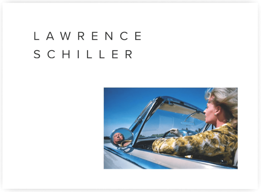 LAWRENCE SCHILLER PHOTOGRAPHS BOOK - Studio CT