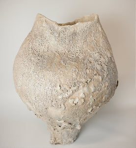 Organic Folded Moon Jar II - Mushroom - Studio CT