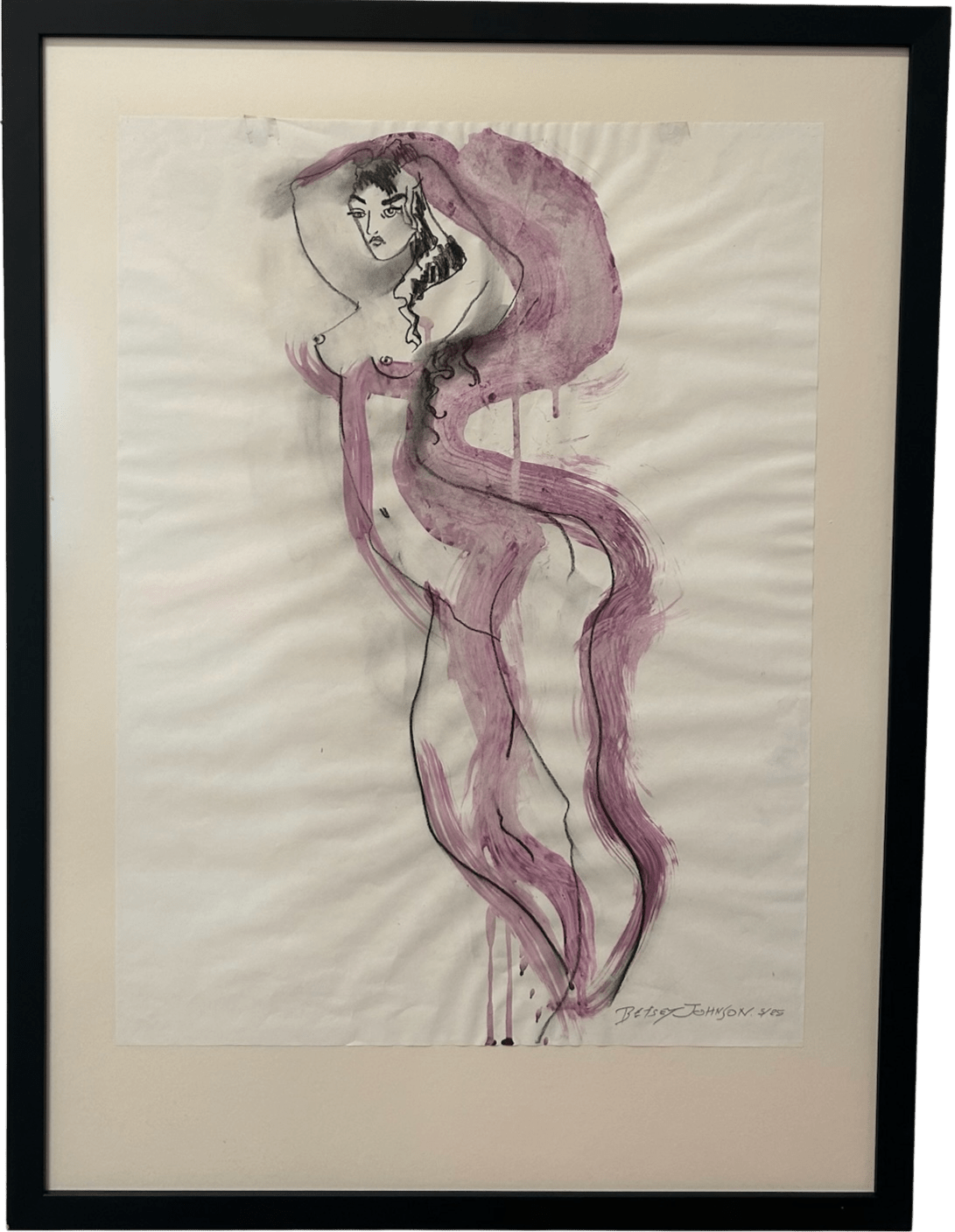 Posed Purple Lady - Studio CT