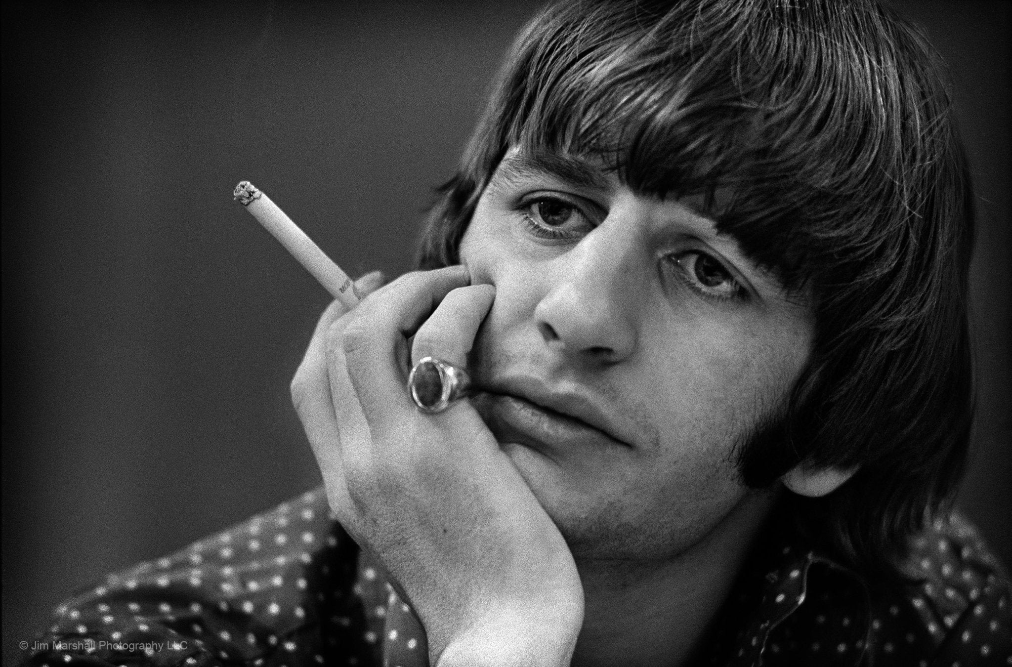 does ringo starr smoke cigarettes Smoking a giant cigar, Beatles drummer strikes a Churchillian pose outside 10 Downing Street, London, 1965 by Terry O'Neill. : r/beatles Studio CT Print: Ringo Starr
