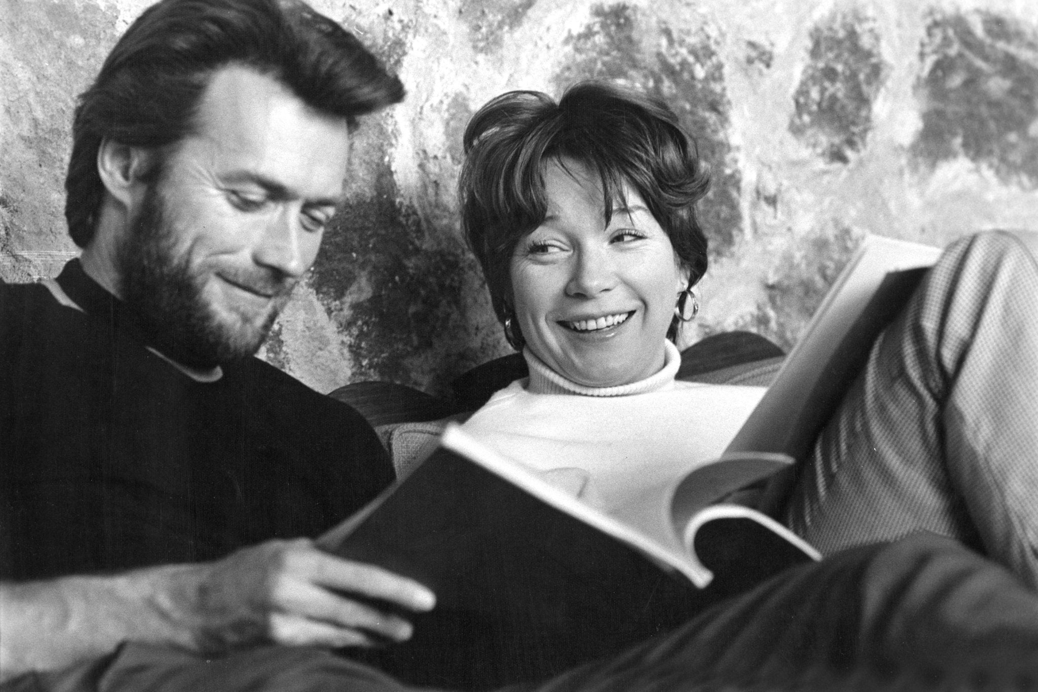 Shirley MacLaine and Eastwood Running Lines, 1969 - Studio CT