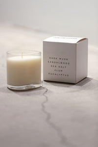 Blanc Fluted Candle