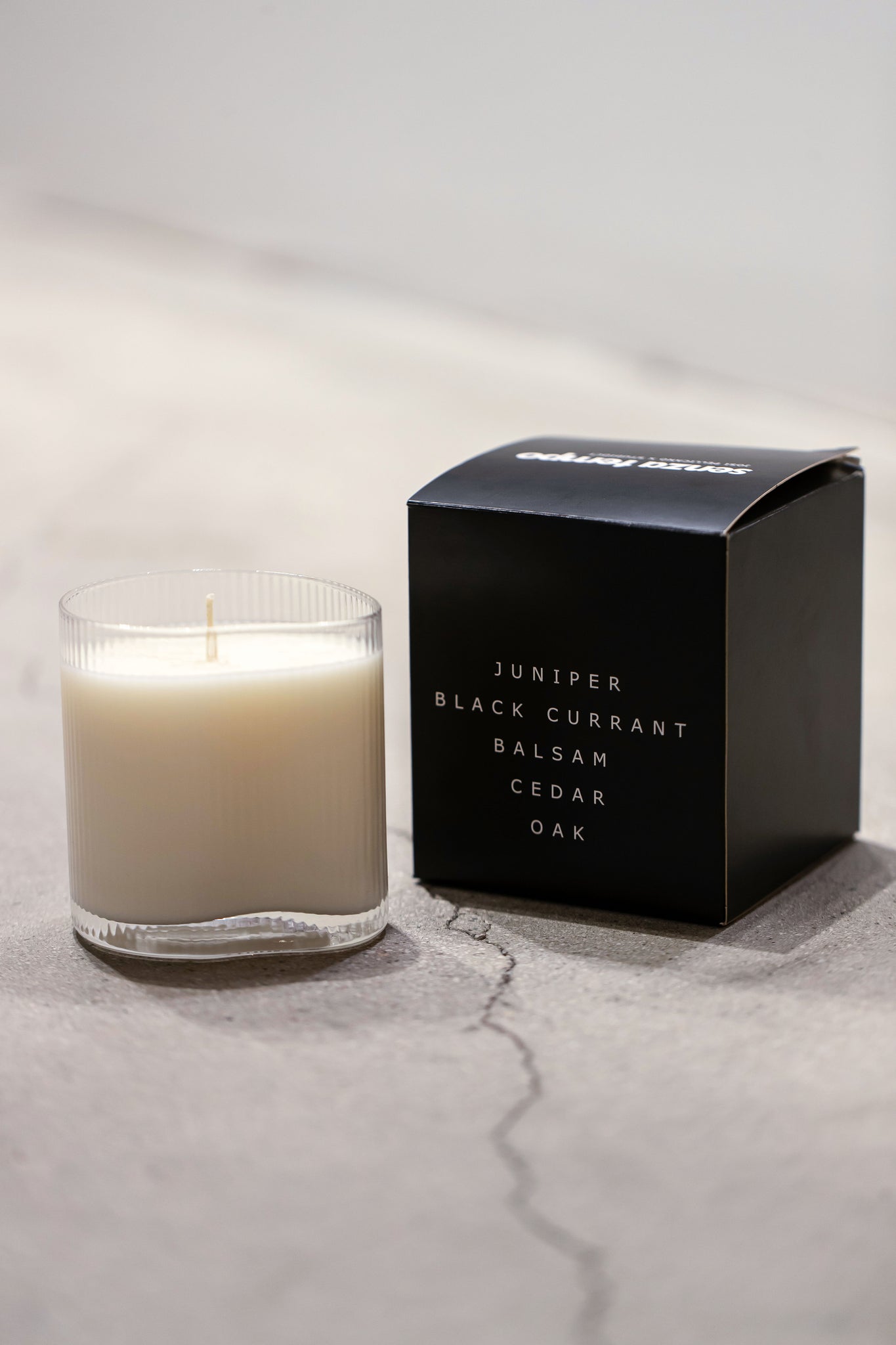 Noir Fluted Candle