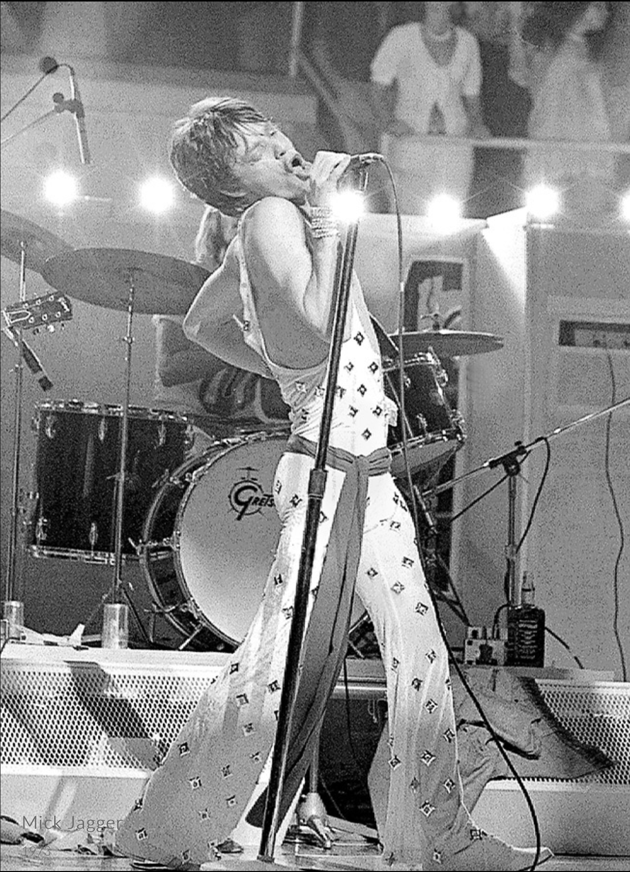 Mick Jagger Wailing 1973 - Richard Upper
