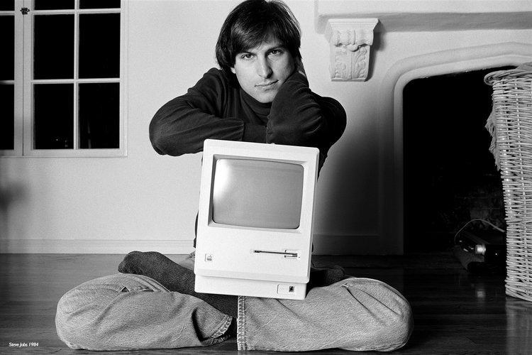 Steve Jobs “Mac on Lap Classic”