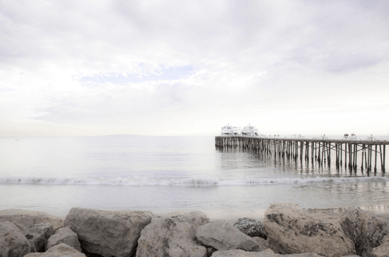 Horizontal Malibu Pier - Studio CT
