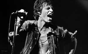 Screaming Mick Jagger 1973 - Richard Upper - Studio CT